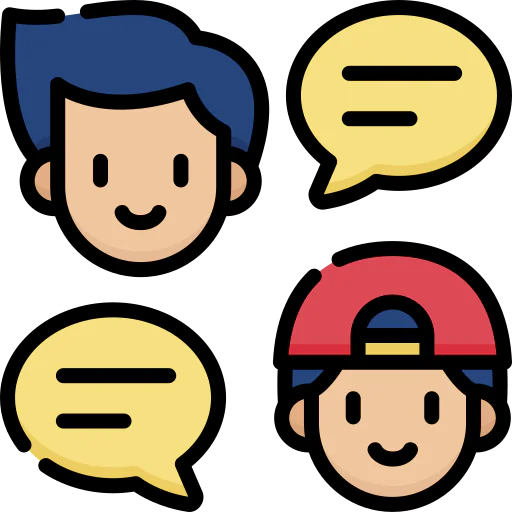 Talking icon