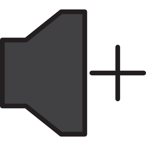 Increase volume icon