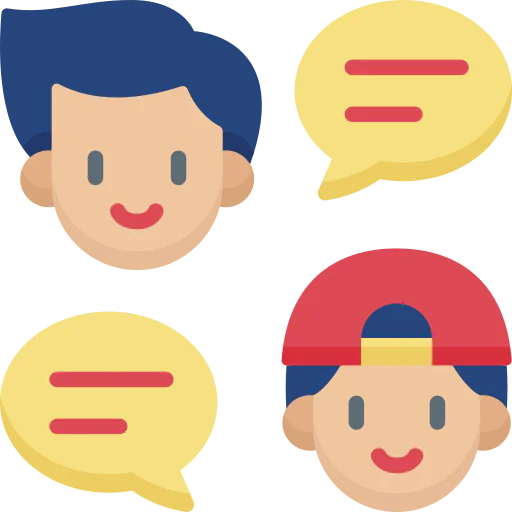 Talking icon