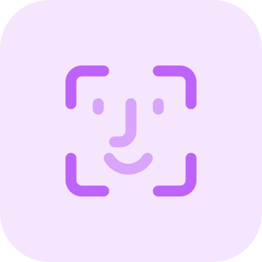 Face recognition icon