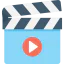 Clapperboard Symbol 64x64