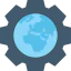 Globe icon 64x64