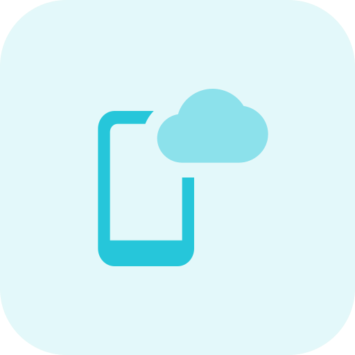 Mobile cloud ícono