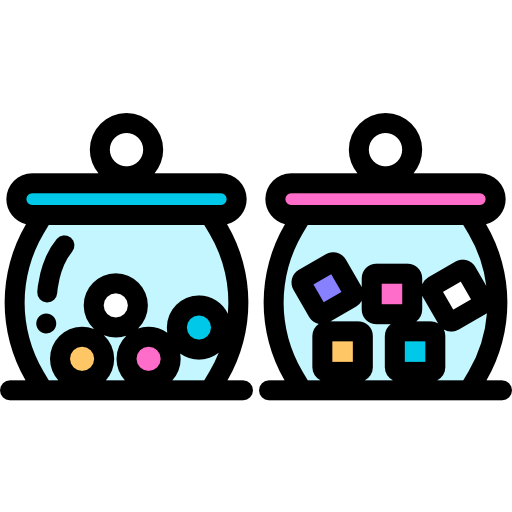 Candy jars icon