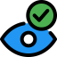 Eye scanner icon 64x64