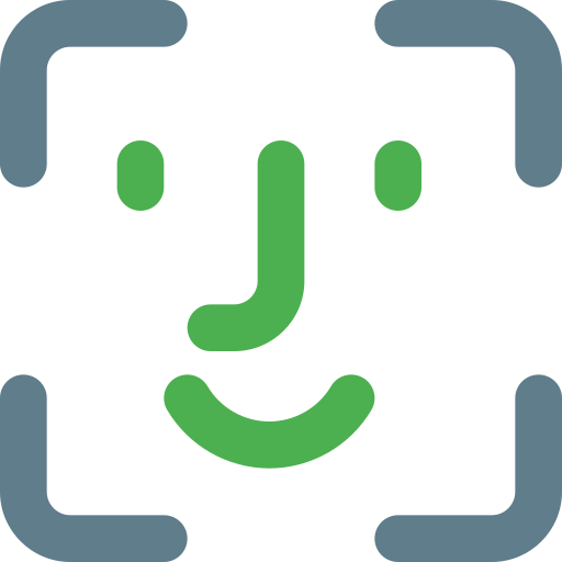 Face recognition icon