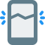 Broken smartphone icon 64x64
