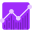 Line chart icon 64x64