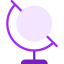 Earth globe icon 64x64