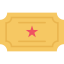 Movie ticket icon 64x64
