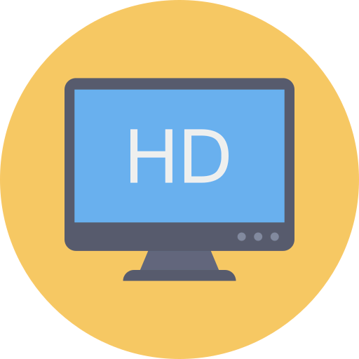 Hd screen icon