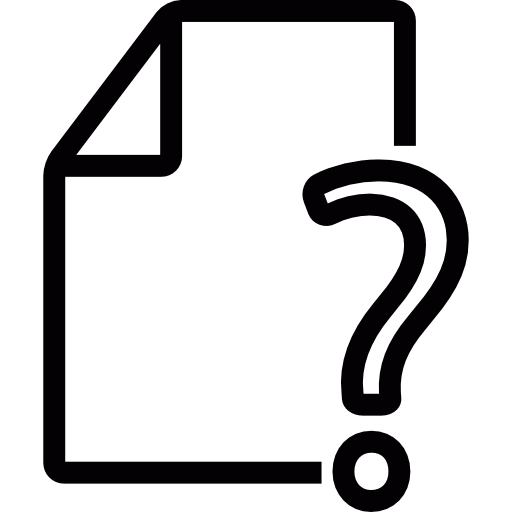 Unknown document icon