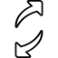 Refresh arrows ícone 64x64