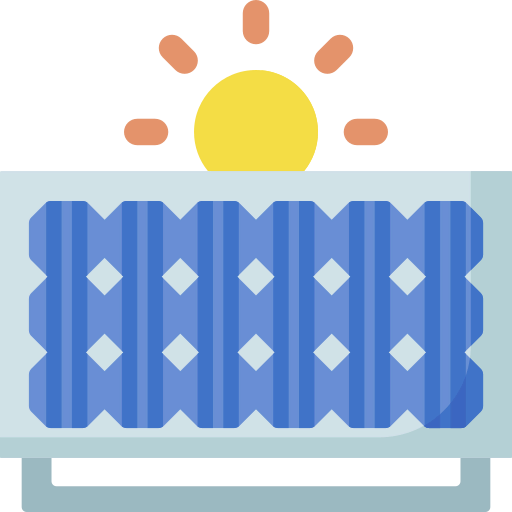 Solar panel icon