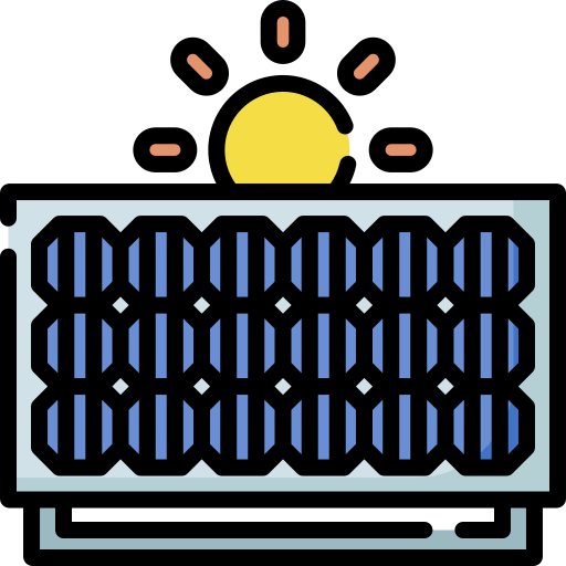 Solar panel icon