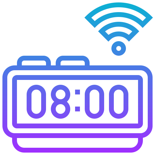 Digital clock icon