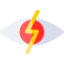 Red eyes icon 64x64