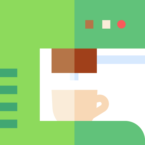 Coffee machine icon