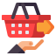 Shopping basket icon 64x64