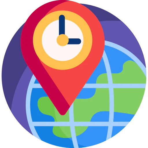 Time zone icon