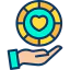 Poker chip icon 64x64