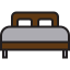 Double bed biểu tượng 64x64
