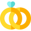 Wedding rings icon 64x64
