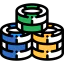 Casino chips icon 64x64