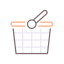 Shopping basket icon 64x64