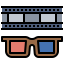 3d glasses icon 64x64