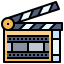 Clapperboard icon 64x64