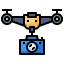 Camera drone icon 64x64