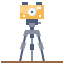Camera tripod ícone 64x64