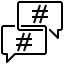 Hashtag Symbol 64x64