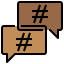 Hashtag Symbol 64x64
