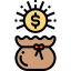 Money bag icon 64x64