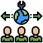 Outsourcing Symbol 64x64