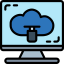 Cloud computing icon 64x64
