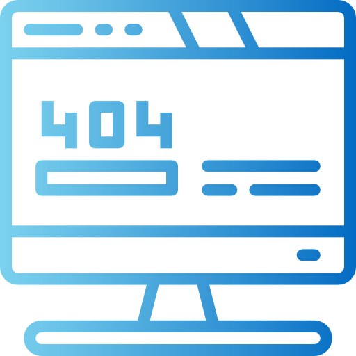 Error 404 icon