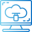 Cloud computing biểu tượng 64x64