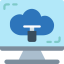 Cloud computing biểu tượng 64x64