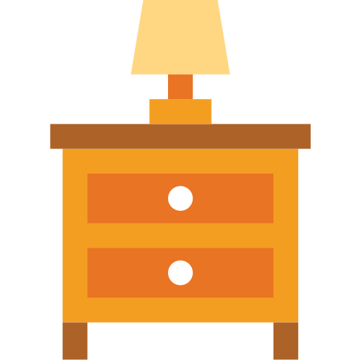 Bedside table icon