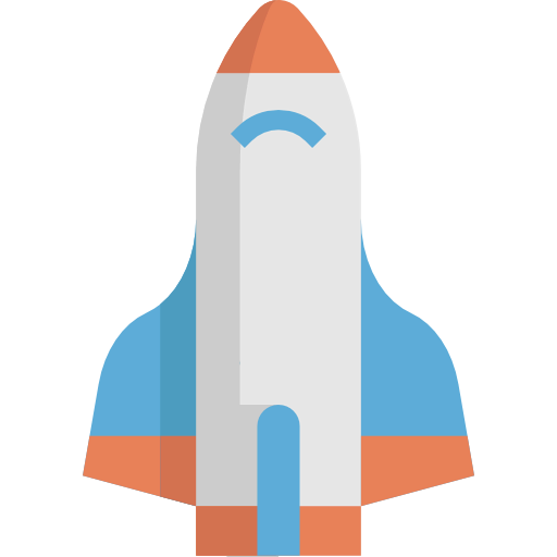 Rocket ship icon