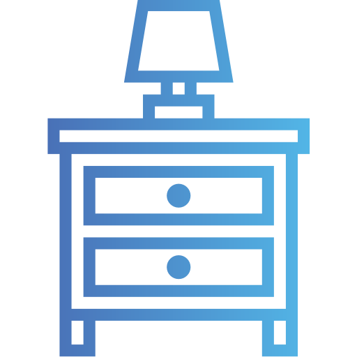 Bedside table icon