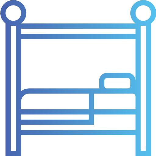 Canopy bed icon