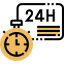 24 hours icon 64x64