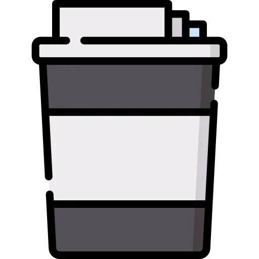 Trash bin icon