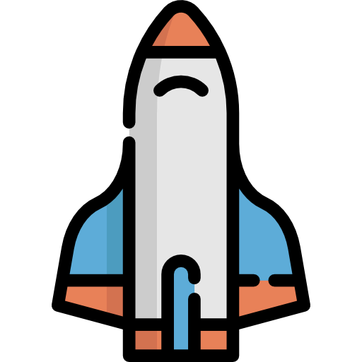 Rocket ship icon