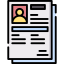 Curriculum vitae icon 64x64