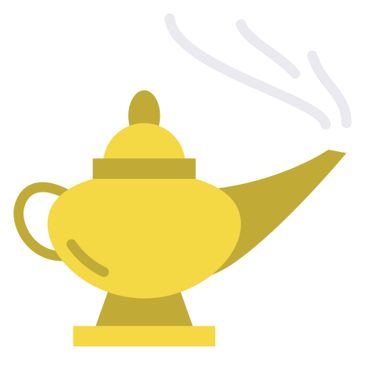 Magic lamp icon